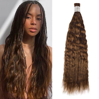 #4 Wave And Wet Boho Braids No Weft Bulk Hair For Human Hair CVOHAIR