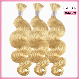 #613 Body Wave Boho Braids No Weft Bulk Hair for Human Hair CVOHAIR