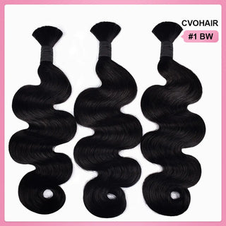 #1 Body Wave Boho Braids No Weft Bulk Hair for Human Hair CVOHAIR