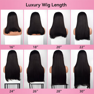 250% Bone Straight Super double drawn Luxury Wigs Full Frontal Pre Plucked With Baby Hair CVOHAIR