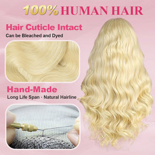 #613 Body Wave HD Lace Front Wigs Human Hair Glueless Wig Transparent Lace Frontal Wigs CVOHAIR