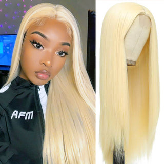 #613 Blonde Straight HD Lace Front Wigs Human Hair Glueless Wig Transparent Lace Frontal Wigs CVOHAIR