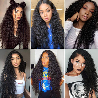 CVOHAIR – perruque Lace Frontal Wig naturelle italienne bouclée HD, cheveux naturels, densité 200%, pre-plucked, avec Baby Hair 