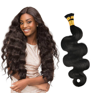 Body Wave I Tip Hair Extensions 100% Real Human Hair 100g CVOHAIR