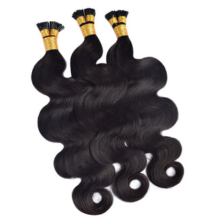 Body Wave I Tip Hair Extensions 100% Real Human Hair 100g CVOHAIR