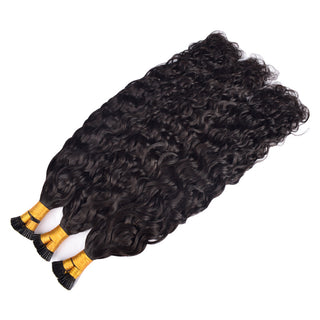 Italian Curly I Tip Hair Extensions 100% Real Human Hair 100g CVOHAIR