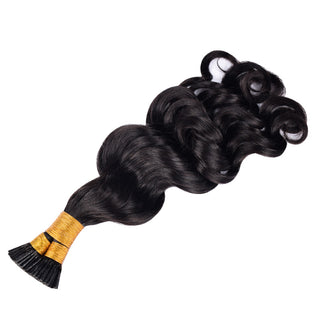 Loose Deep Wave I Tip Hair Extensions 100% Real Human Hair 100g CVOHAIR