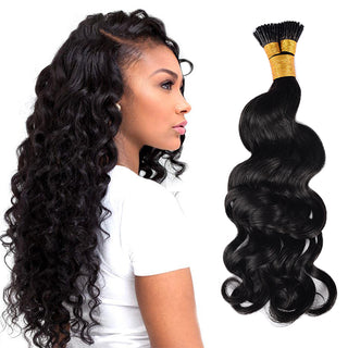 Loose Deep Wave I Tip Hair Extensions 100% Real Human Hair 100g CVOHAIR