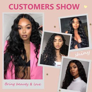 #1B Loose Wave 10A Human Hair Weave 3 Bundles 100% Unprocessed Virgin Brazilian Remy Hair Bundles Natural Color CVOHAIR