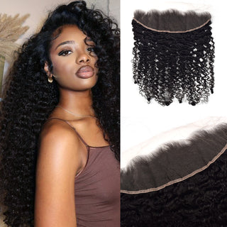 Burmese Curly Lace Closure Pre Plucked Natural Hairline With Baby Hair Cvohair